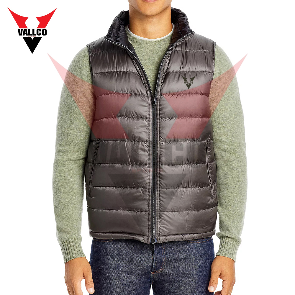 Wholesale Rate With Best Quality Make Your Own Breathable Fully Customized Sleeveless Puffer Jacket - view 9