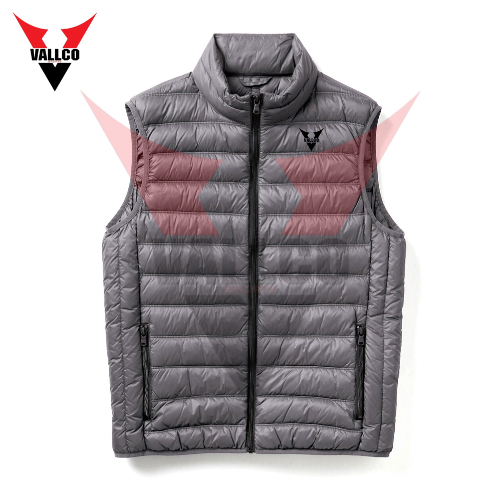 Comfortable Top Quality Best Seller With Own Logo Customized Made Sleeveless Puffer Jackets - view 7