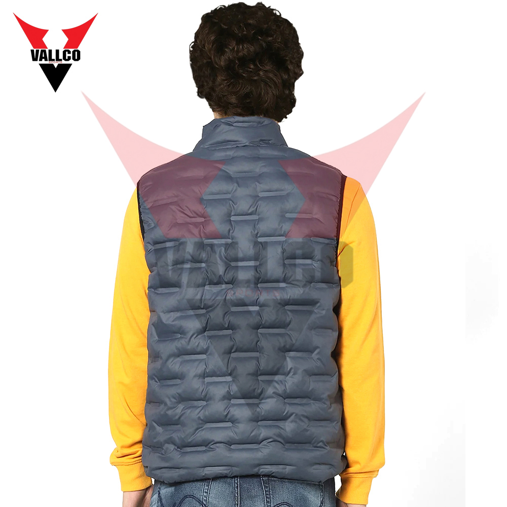 Full Zipper Highest Quality With Own Logo Newest Design Men Sleeveless Puffer Jackets - view 3