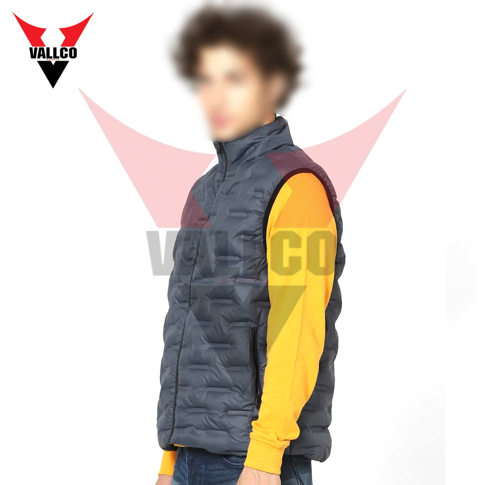 Full Zipper Highest Quality With Own Logo Newest Design Men Sleeveless Puffer Jackets - view 10