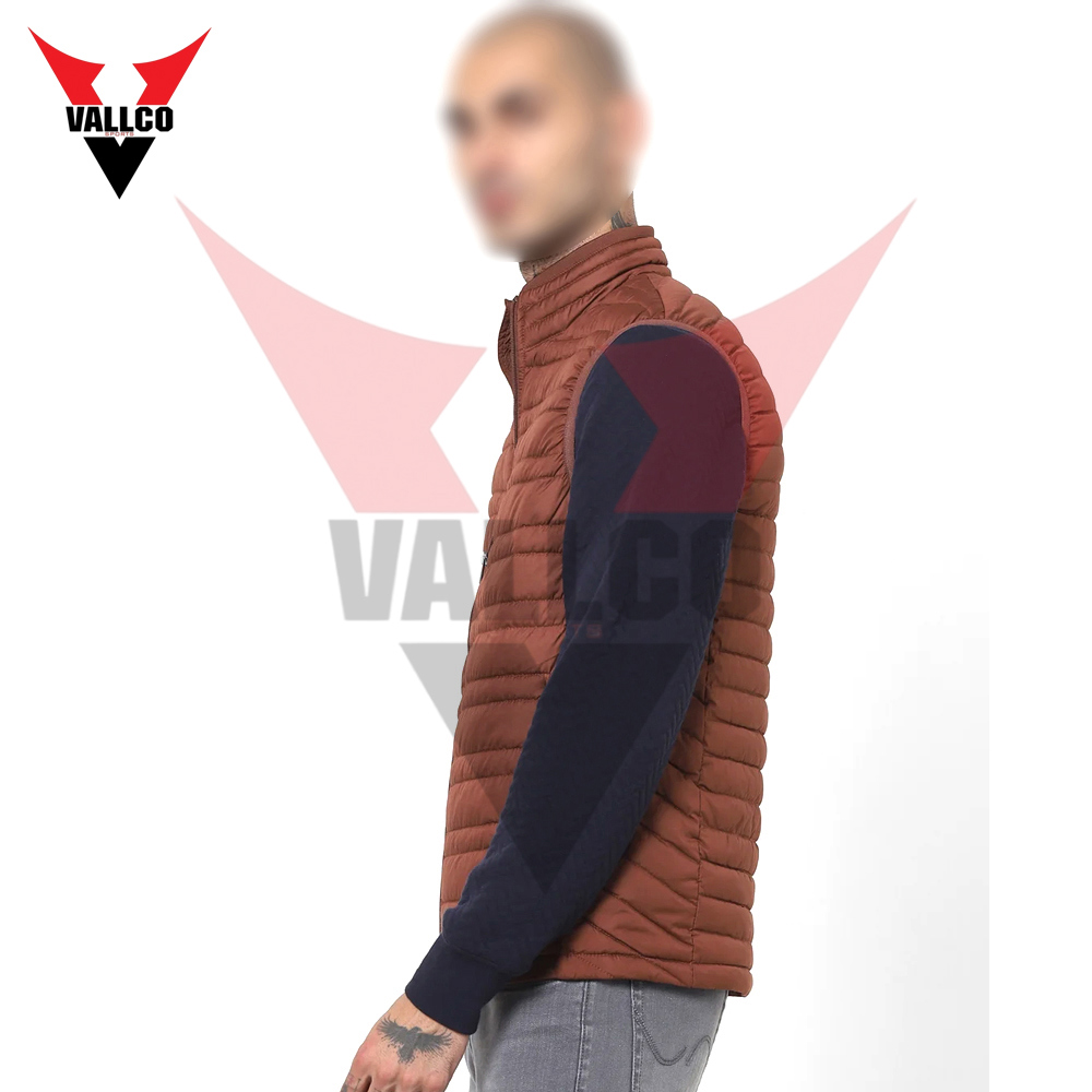 Wholesale Rate With Own Design Premium Quality Breathable Out Door Men Sleeveless Puffer Jackets - view 4