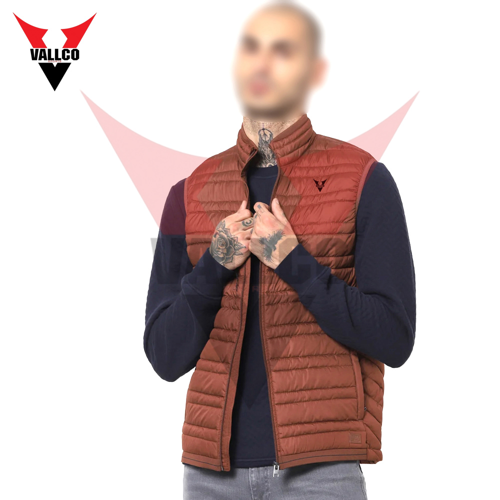 Wholesale Rate With Own Design Premium Quality Breathable Out Door Men Sleeveless Puffer Jackets - view 10