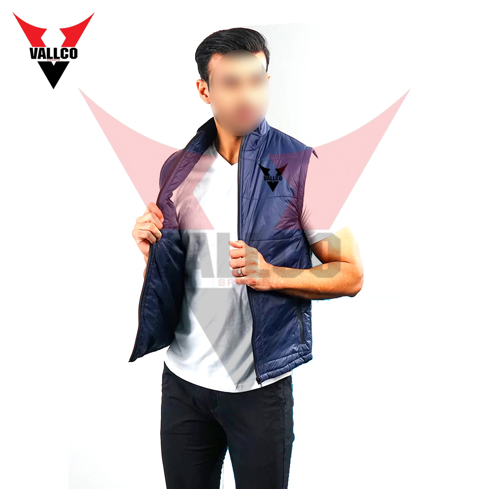 Blue Color Good Quality Best Supplier Competitive Price Newest Design Men  Sleeveless Puffer Jackets - view 2