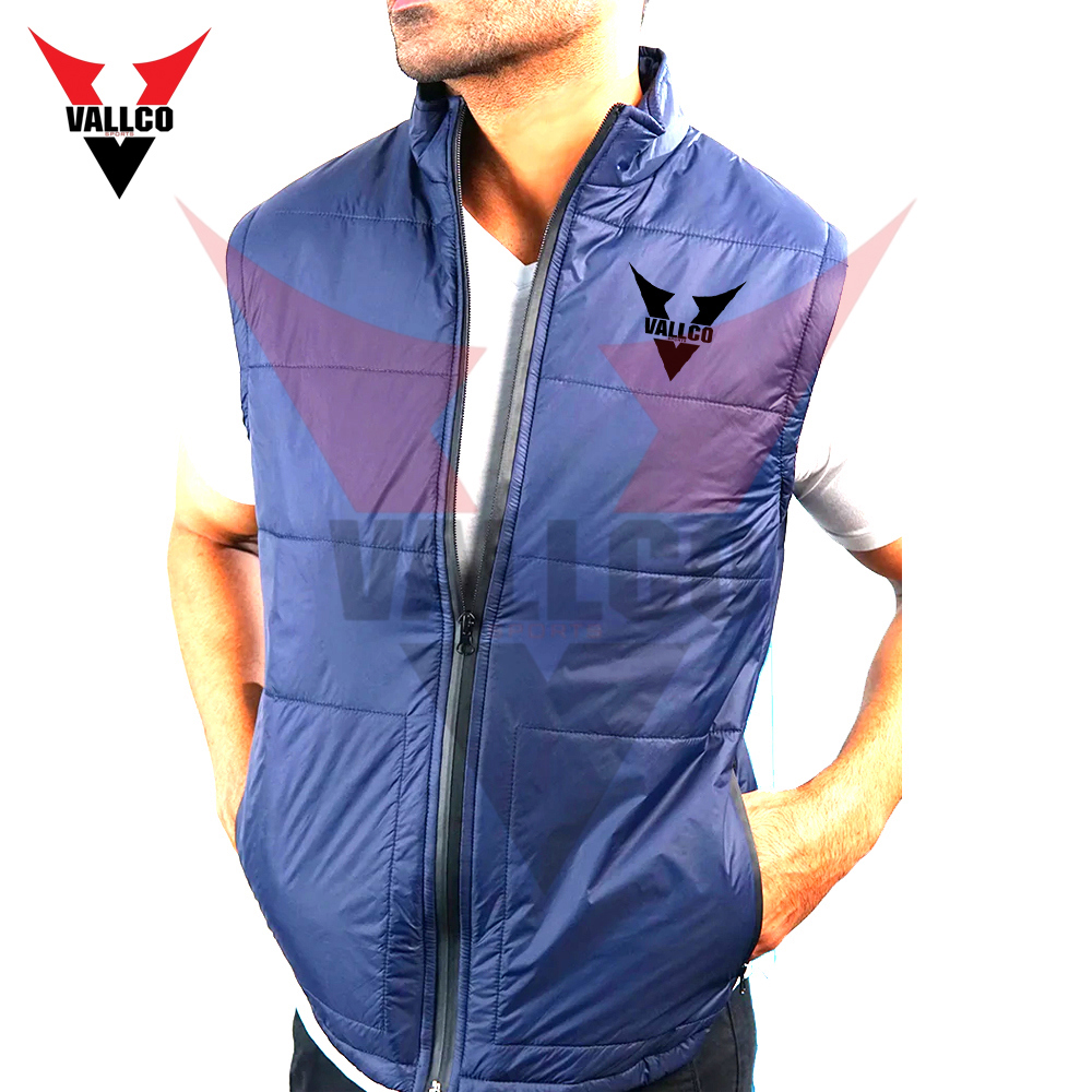 Blue Color Good Quality Best Supplier Competitive Price Newest Design Men  Sleeveless Puffer Jackets - view 4