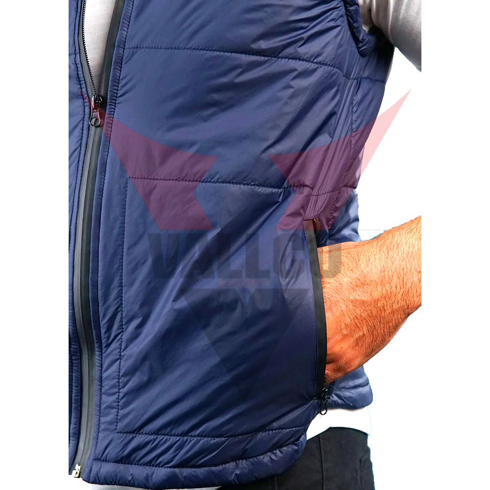 Blue Color Good Quality Best Supplier Competitive Price Newest Design Men  Sleeveless Puffer Jackets - view 6