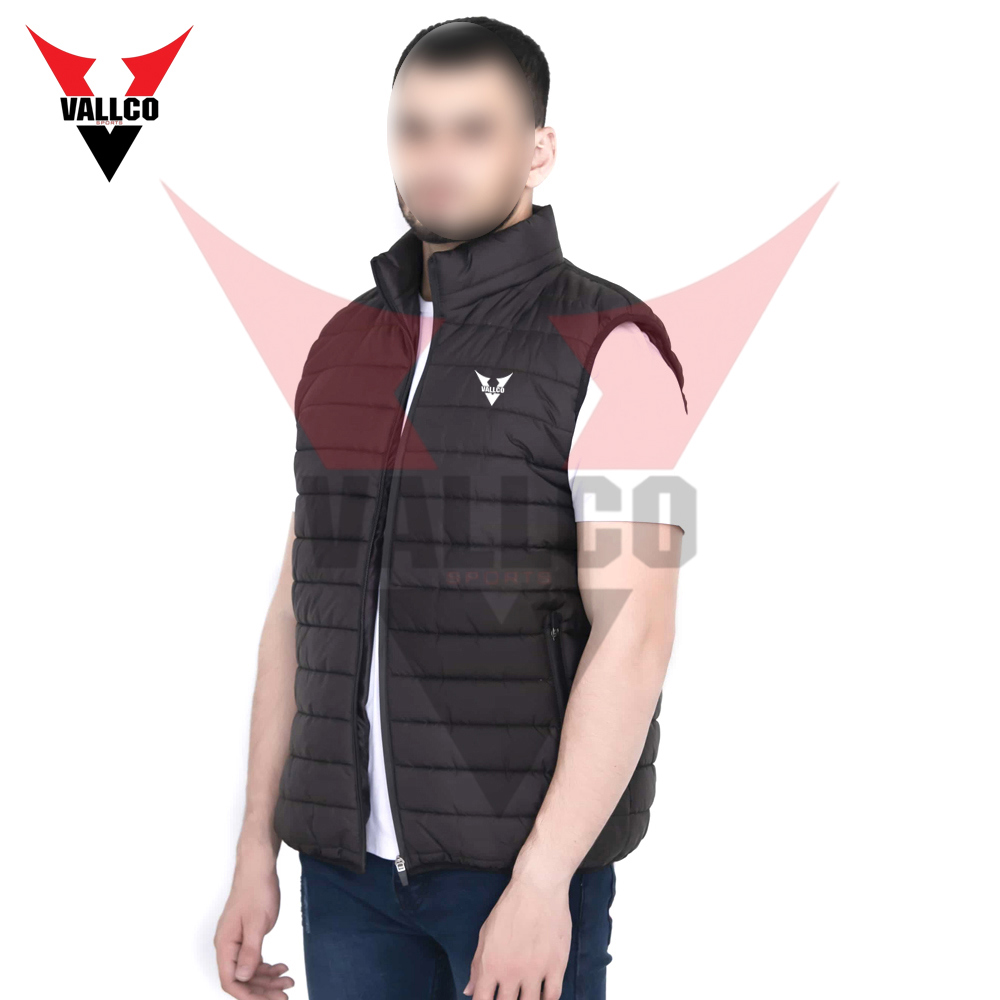 Black Color Highland Quality Best Supplier Unique Design Outer Wear Sleeveless Puffer Jackets - view 8