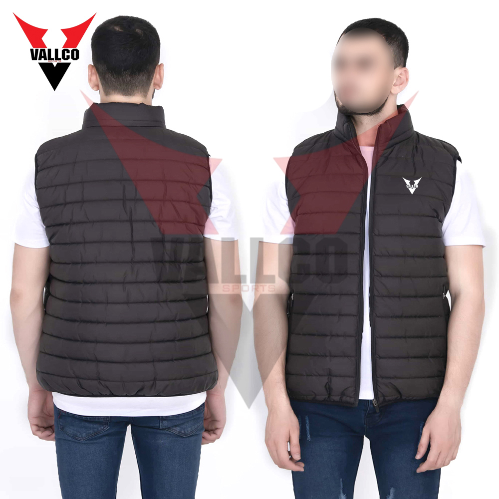 Black Color Highland Quality Best Supplier Unique Design Outer Wear Sleeveless Puffer Jackets - view 11