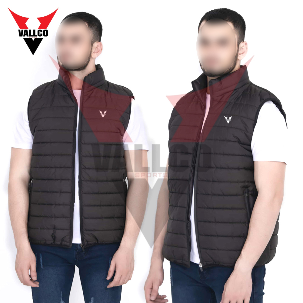 Black Color Highland Quality Best Supplier Unique Design Outer Wear Sleeveless Puffer Jackets - view 12