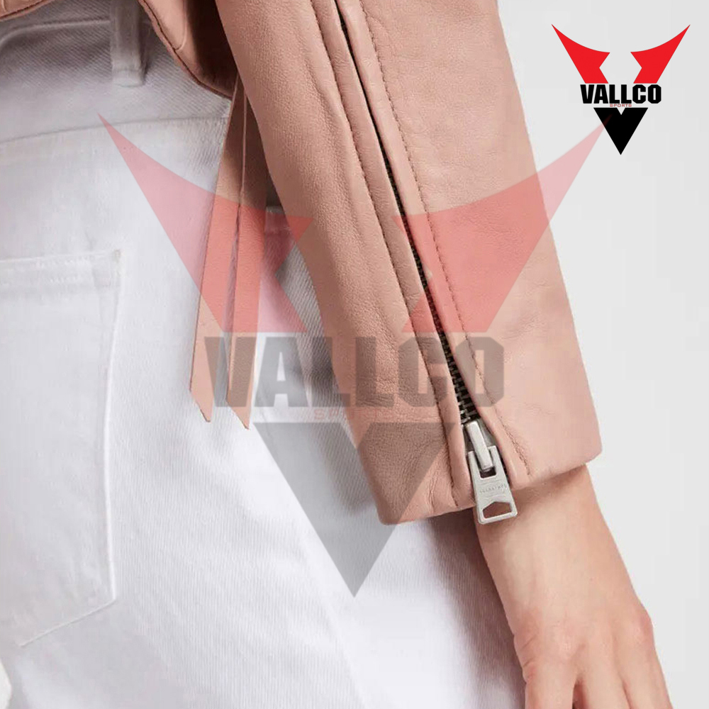 In Light Color Good Quality Comfortable Best Soft Fabric Women Fashion Wear Leather Jackets - view 5