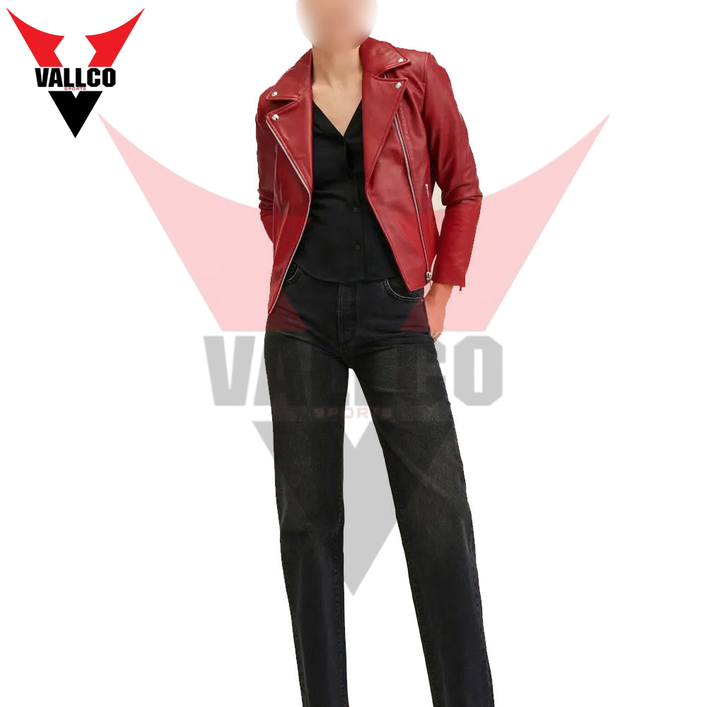 Good Supplier Best Selling Hand Made Competitive Price Unique Design Women Leather Jackets - view 2