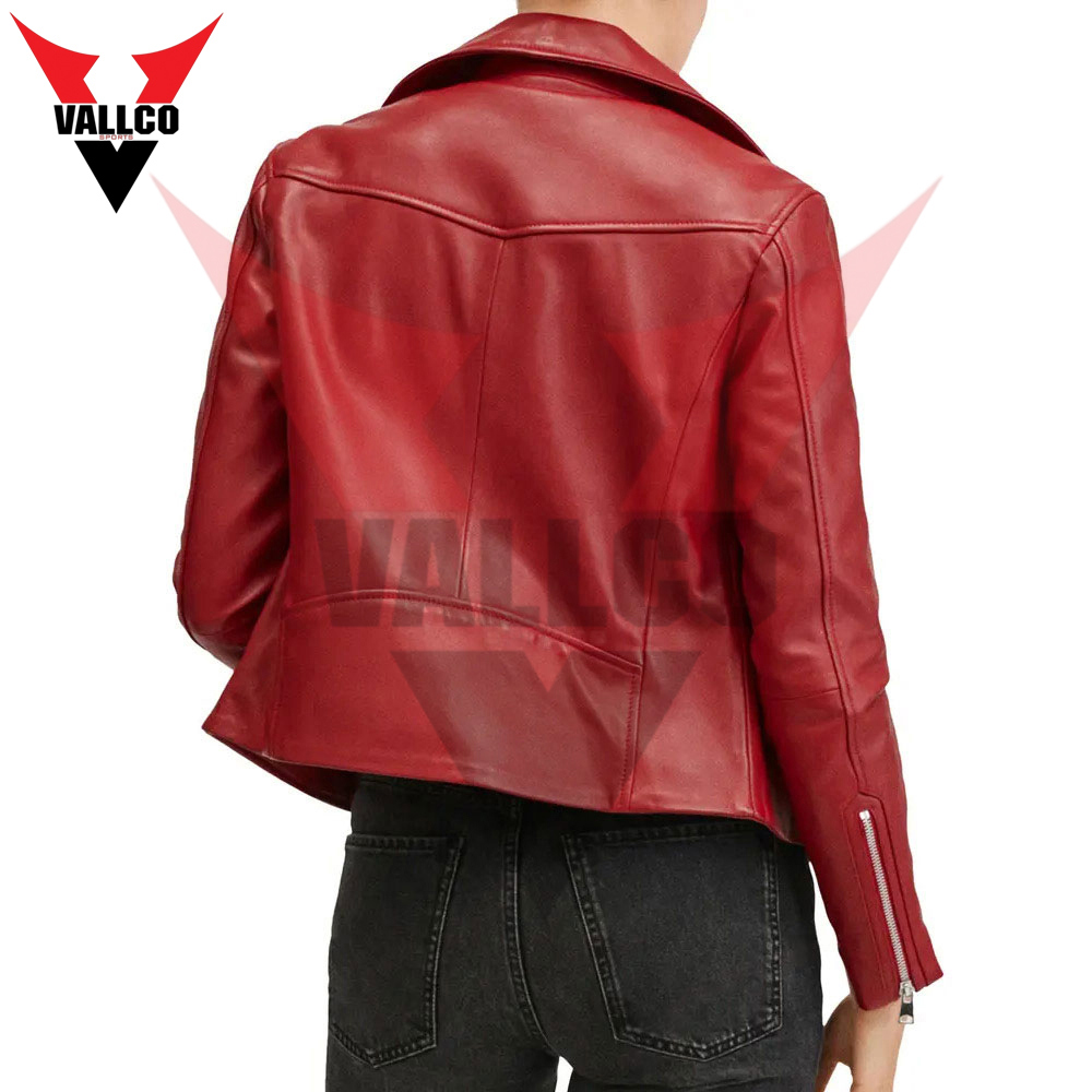Good Supplier Best Selling Hand Made Competitive Price Unique Design Women Leather Jackets - view 9
