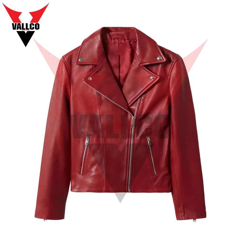 Good Supplier Best Selling Hand Made Competitive Price Unique Design Women Leather Jackets - view 10