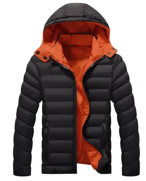 Custom Loose Fit Mens Puffer Bubble Jacket Down Coat - view 3