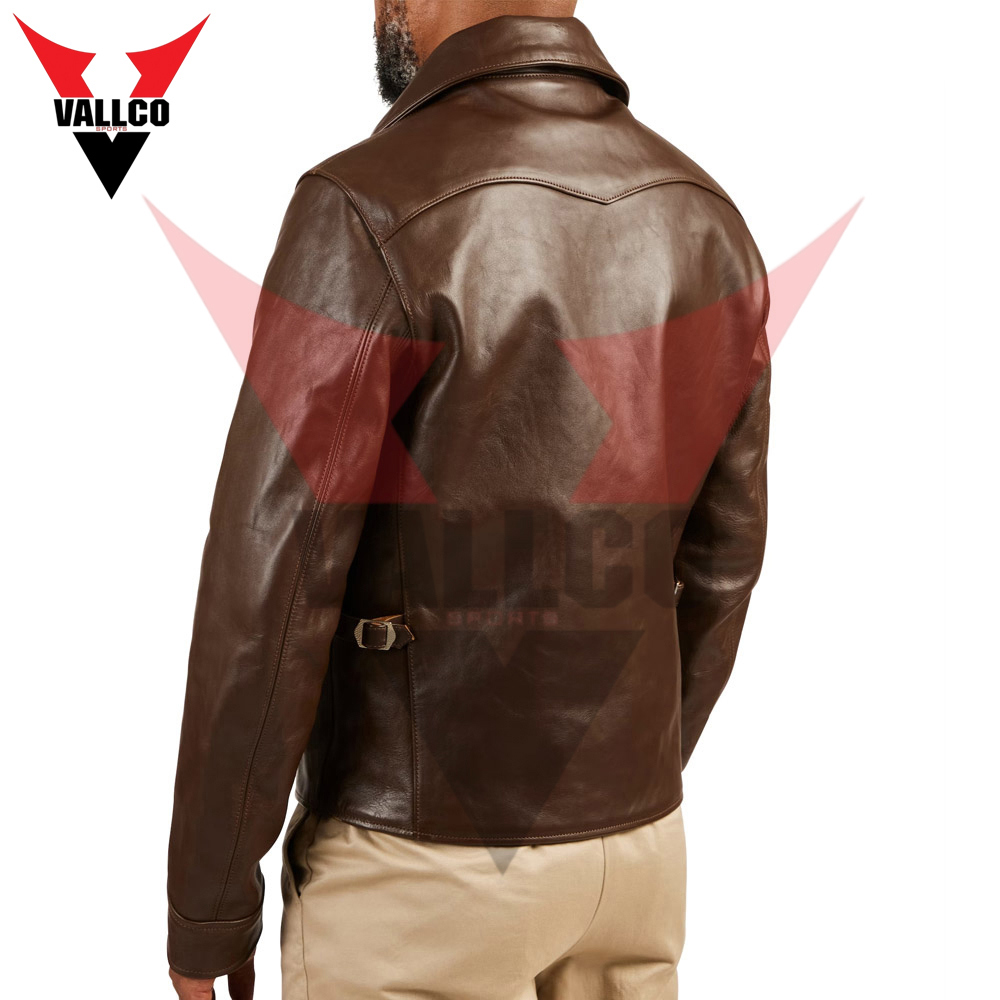Best Quality Product Men Leather Jacket, Fashion Outer Wear Newest Style Leather Jacket - view 8