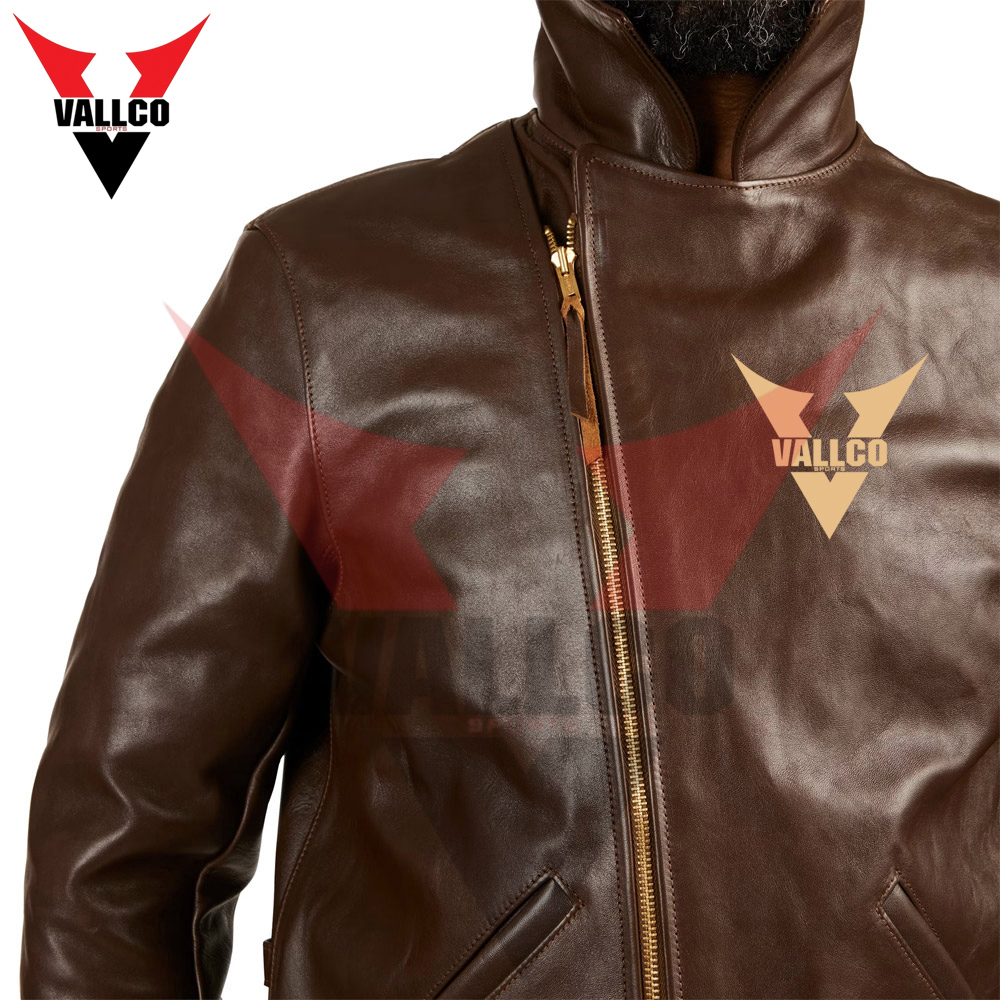 Best Quality Product Men Leather Jacket, Fashion Outer Wear Newest Style Leather Jacket - view 12
