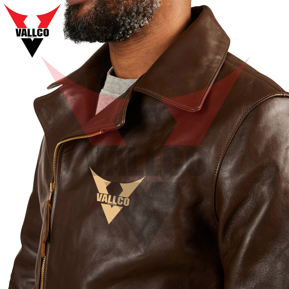 Best Quality Product Men Leather Jacket, Fashion Outer Wear Newest Style Leather Jacket - view 13