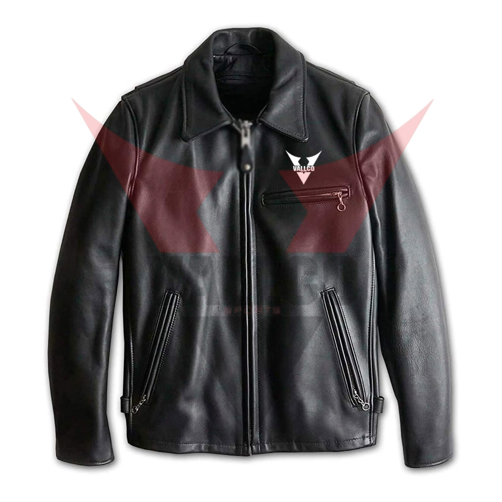 Highest Quality Latest Style Men Casual Wear Product Leather Jackets In Black Color Men Jacket