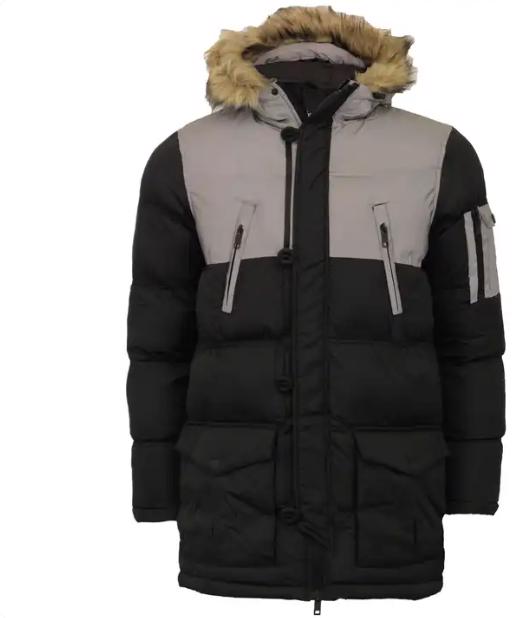 Custom Mens Waterproof Casual Plain Windproof Softshell Parka Coat With Fur 