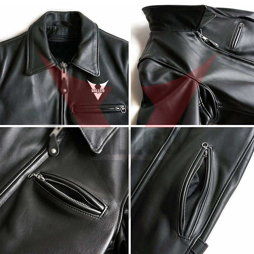 Highest Quality Latest Style Men Casual Wear Product Leather Jackets In Black Color Men Jacket - view 19