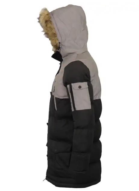 Custom Mens Waterproof Casual Plain Windproof Softshell Parka Coat With Fur  - view 3