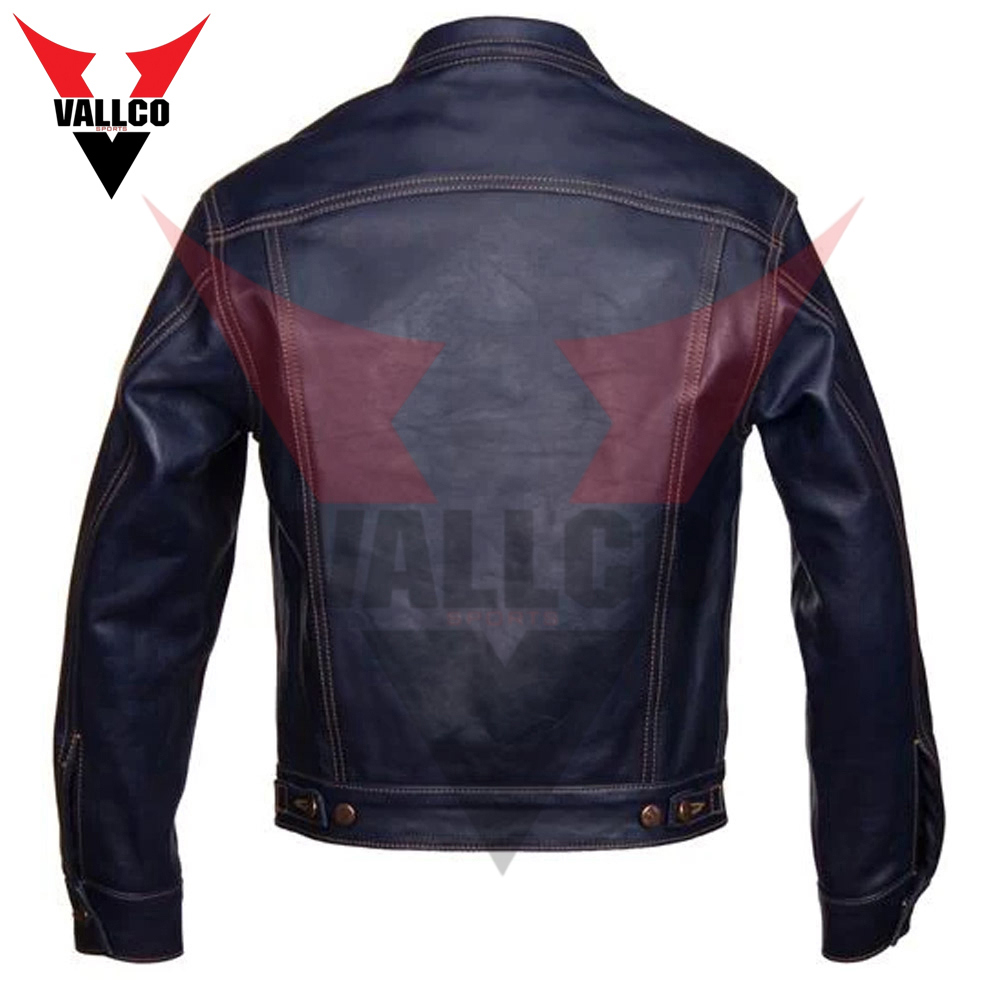 Best Material Men Clothing Fashion Wear Top Quality In Reasonable Price Leather Jacket - view 9