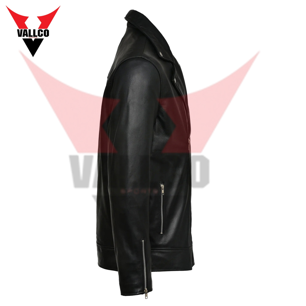 Full Zipper Highest Quality With Own Logo Men Outer Wear Leather Jackets - view 2