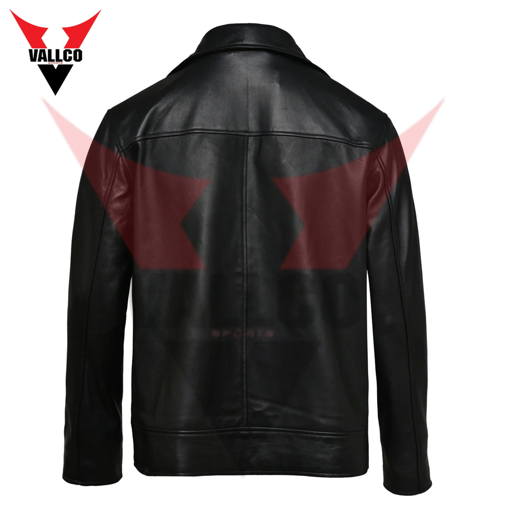 Full Zipper Highest Quality With Own Logo Men Outer Wear Leather Jackets - view 3