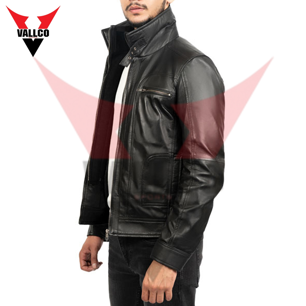 Wholesale Rate Premium Quality New Arrival Comfortable Newest Design Men Leather Jackets - view 3