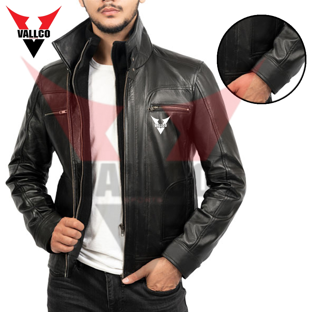Wholesale Rate Premium Quality New Arrival Comfortable Newest Design Men Leather Jackets - view 5