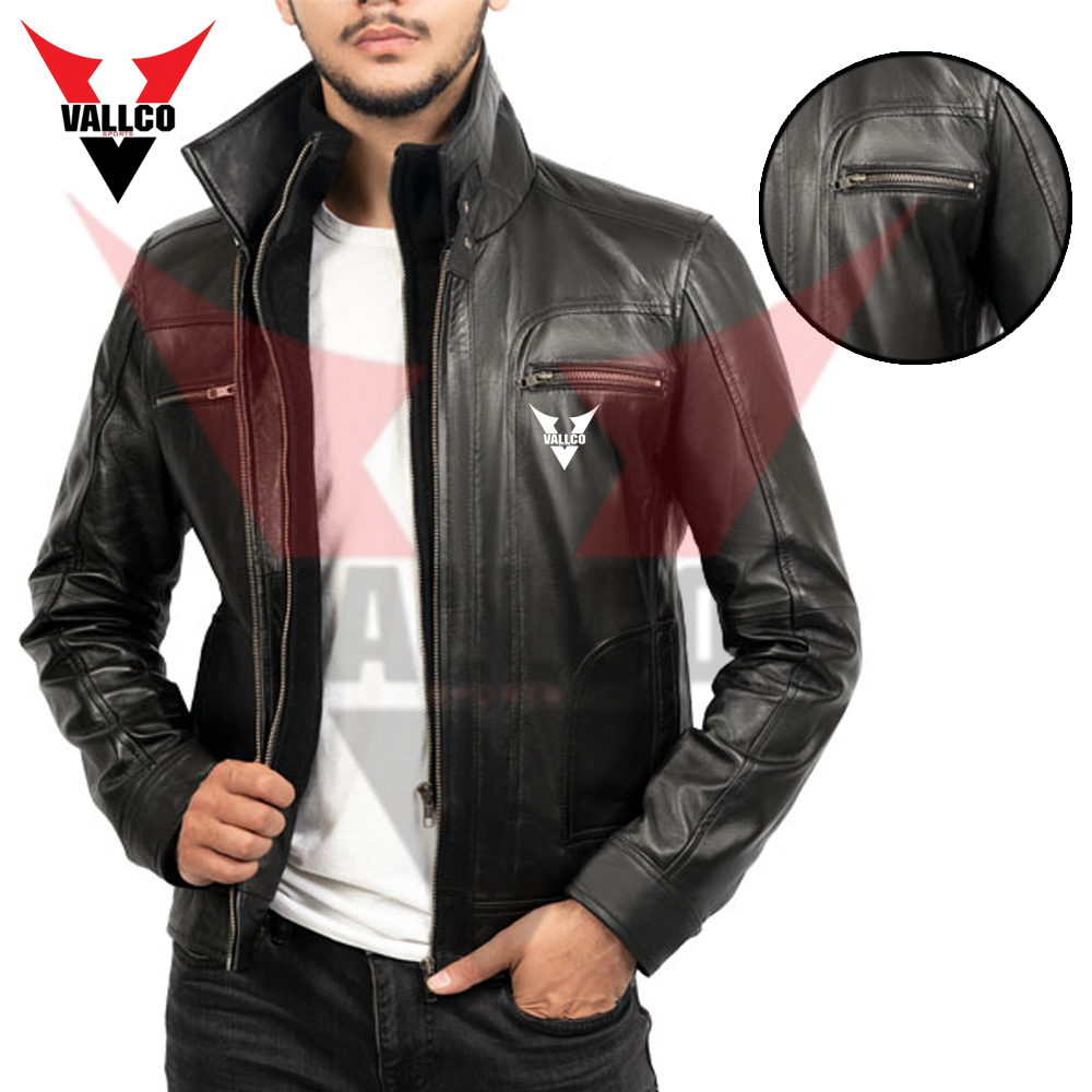 Wholesale Rate Premium Quality New Arrival Comfortable Newest Design Men Leather Jackets - view 7