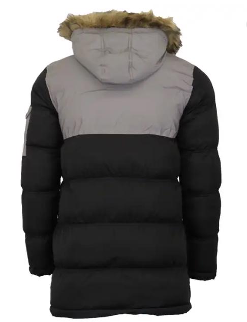 Custom Mens Waterproof Casual Plain Windproof Softshell Parka Coat With Fur  - view 11