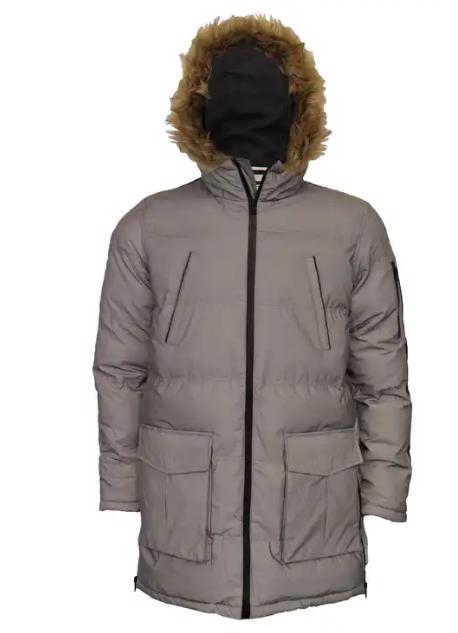 Custom Mens Waterproof Casual Plain Windproof Softshell Parka Coat With Fur  - view 12