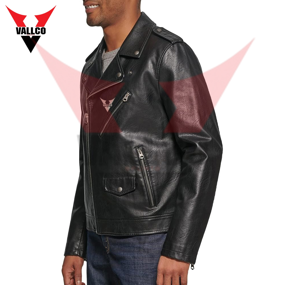 Best Material Men Clothing Fashion Leather Jacket Top Quality In Reasonable Price Leather Jacket - view 2