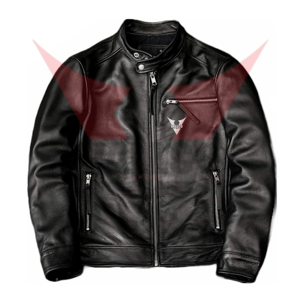 Heavy Duty Best Quality Product Men Leather Jacket, In Plus Size Breathable Fabric Leather Jackets