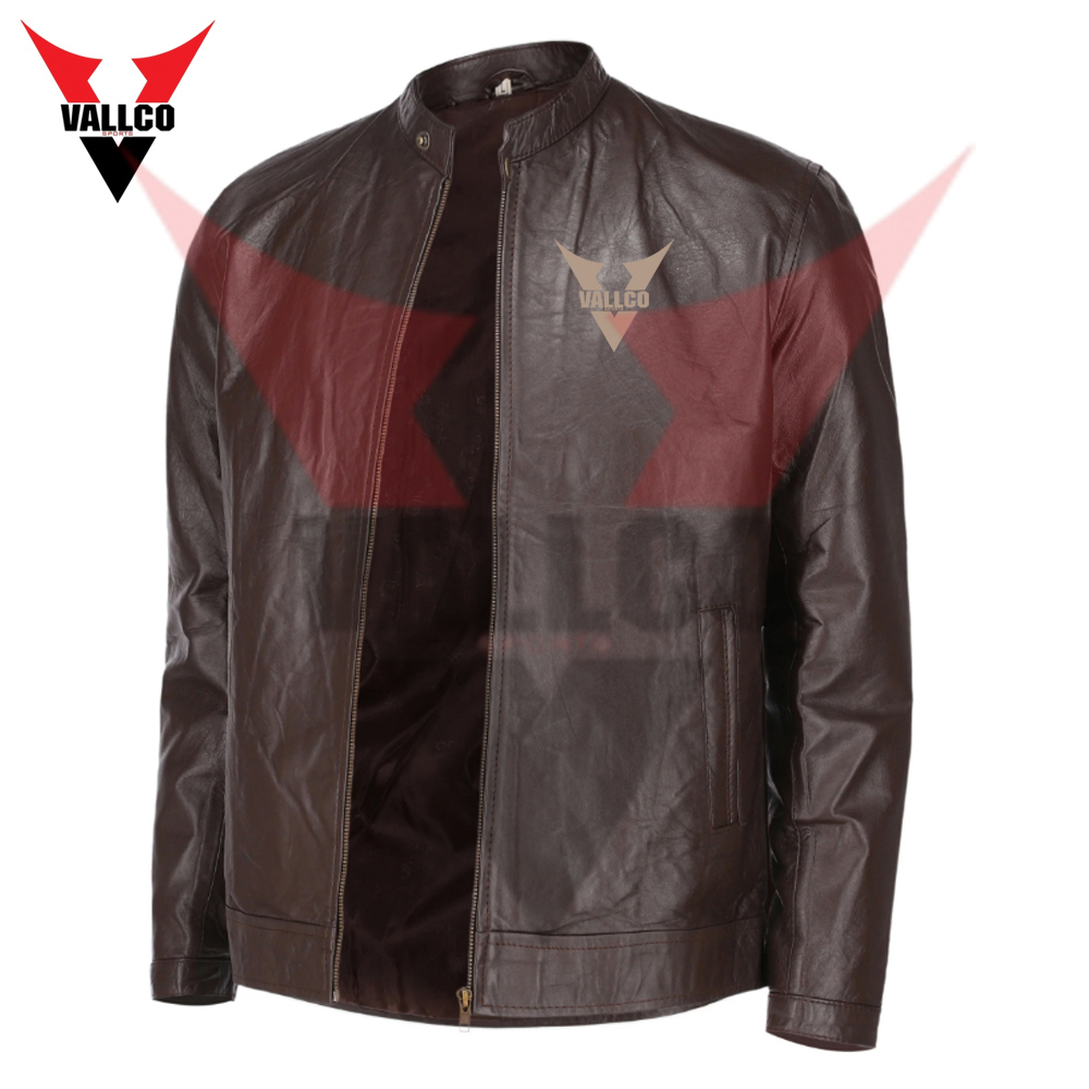 Black Solid Color Popular Product Best Quality Outer Casual Fashion Wear Men Leather Jackets - view 3