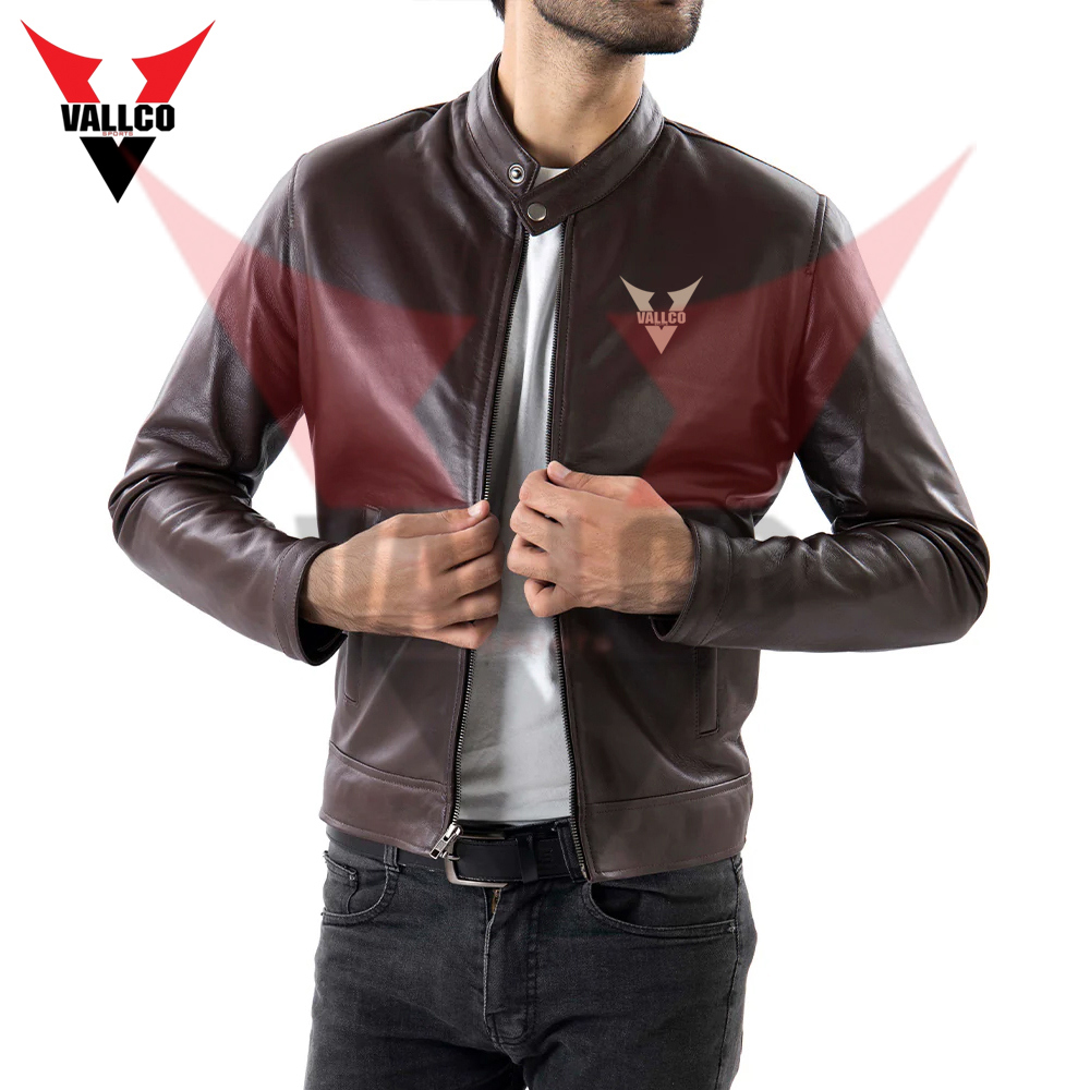 Black Solid Color Popular Product Best Quality Outer Casual Fashion Wear Men Leather Jackets - view 16