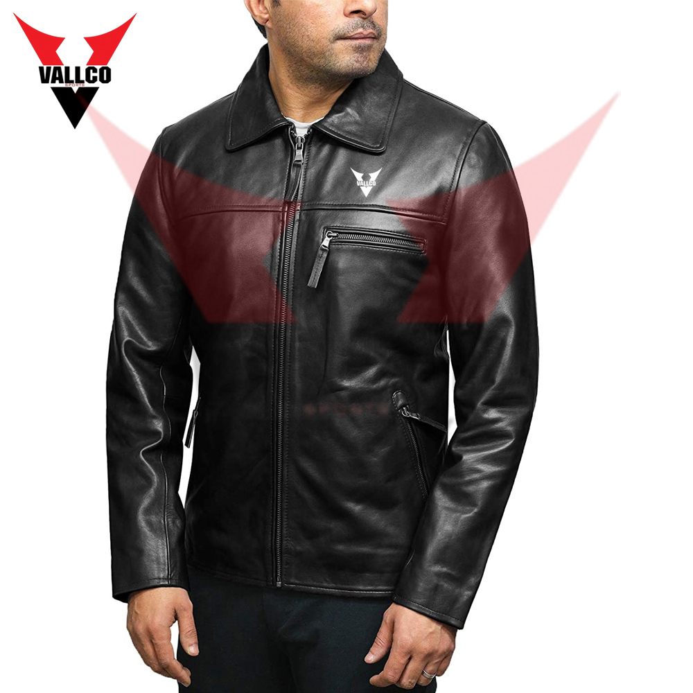 Full Zipper Highland Quality Comfortable Men Outer Wear Newest Style Men Leather Jackets - view 2