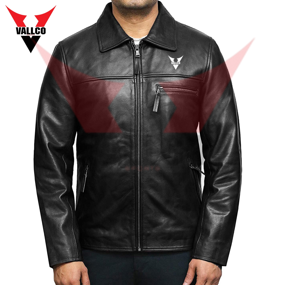 Full Zipper Highland Quality Comfortable Men Outer Wear Newest Style Men Leather Jackets - view 6