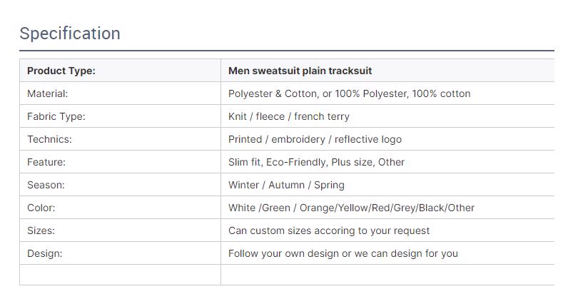 Fitted Soccer Tracksuit Custom Mens Plain Sports - view 6