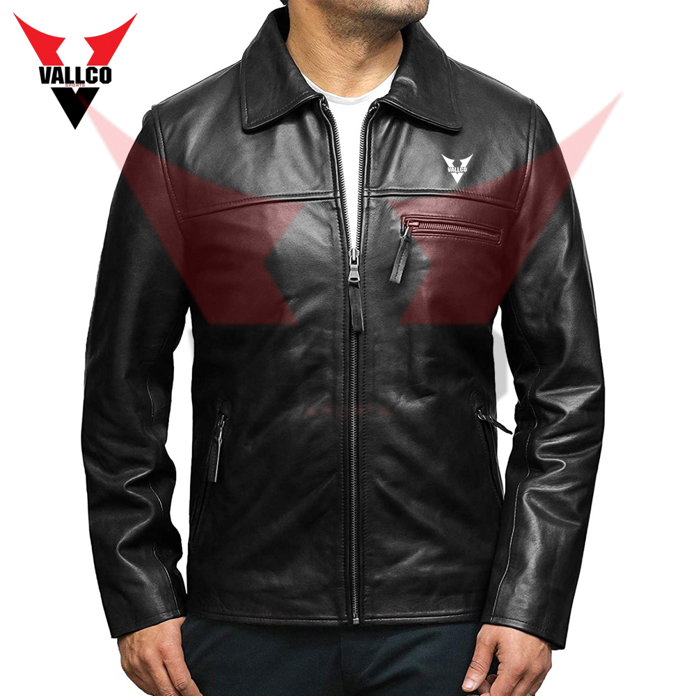 Full Zipper Highland Quality Comfortable Men Outer Wear Newest Style Men Leather Jackets - view 12