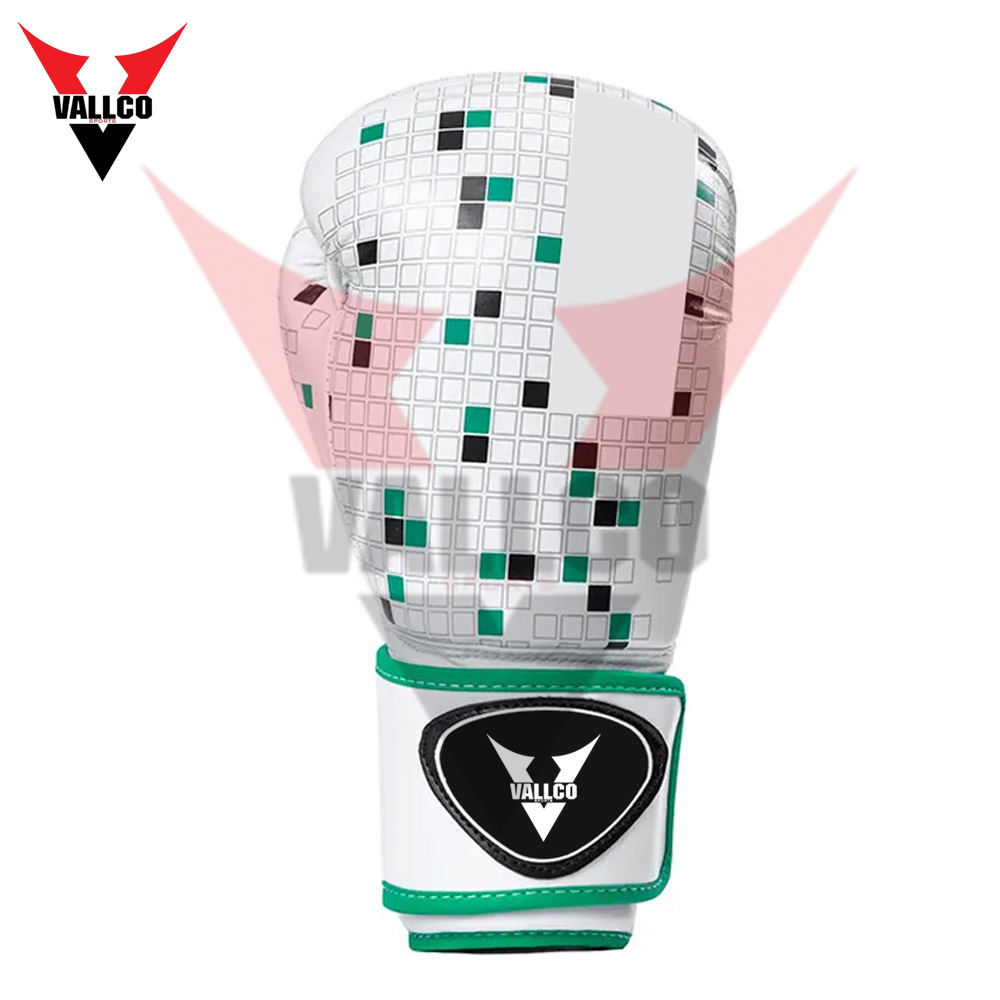 Pu Leather Customized Logo Print Good Quality Fighting Training Unique Designs Boxing Gloves  - view 9