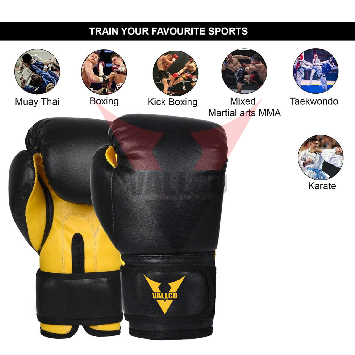 Fighting Competition Combination Color Good Selling Breathable Make Your Own Leather Boxing Gloves - view 4