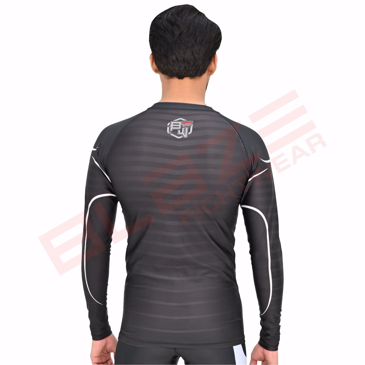 Customized OEM MMA Rash Guard full Sleeve Rash Guard OEM Sublimation printed High Quality BJJ SUIT   - view 3