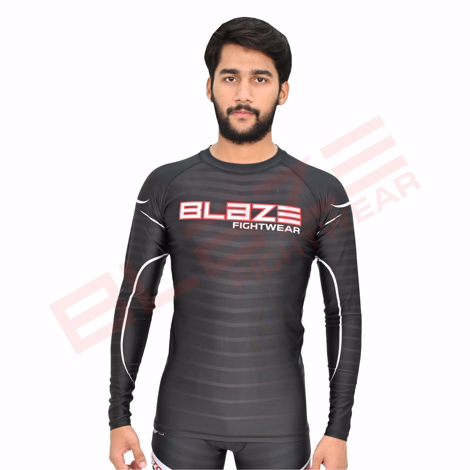 Customized OEM MMA Rash Guard full Sleeve Rash Guard OEM Sublimation printed High Quality BJJ SUIT   - view 4