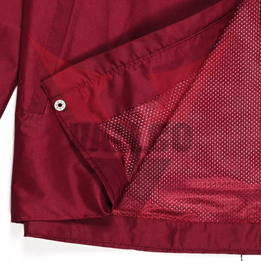 Premium Quality Mahroon Color With Hood Highland Product Men Outer Wear Windbreaker Jackets - view 14