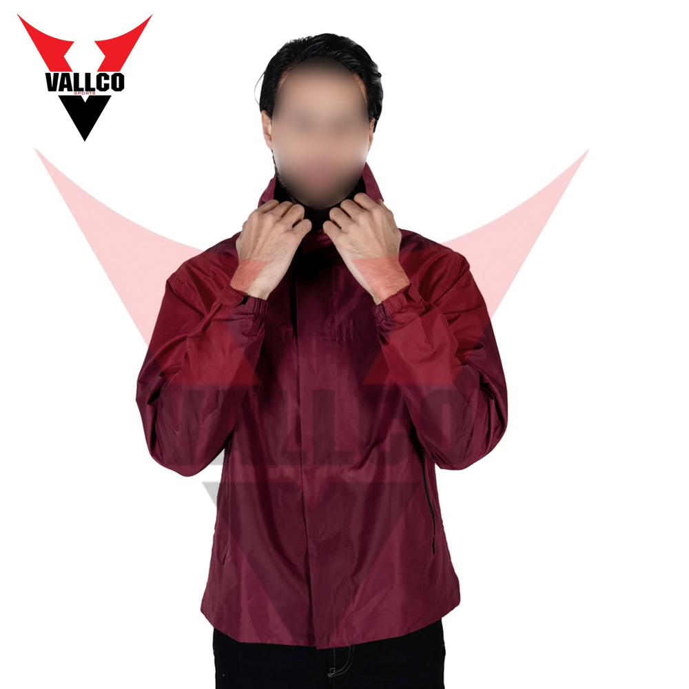 Premium Quality Mahroon Color With Hood Highland Product Men Outer Wear Windbreaker Jackets - view 20