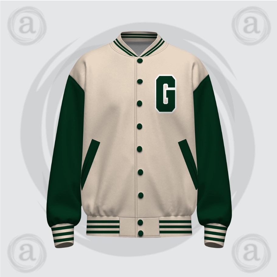  Varsity college Embroidered jackets blank custom logo plan letterman, baseball jacket for men women - view 5