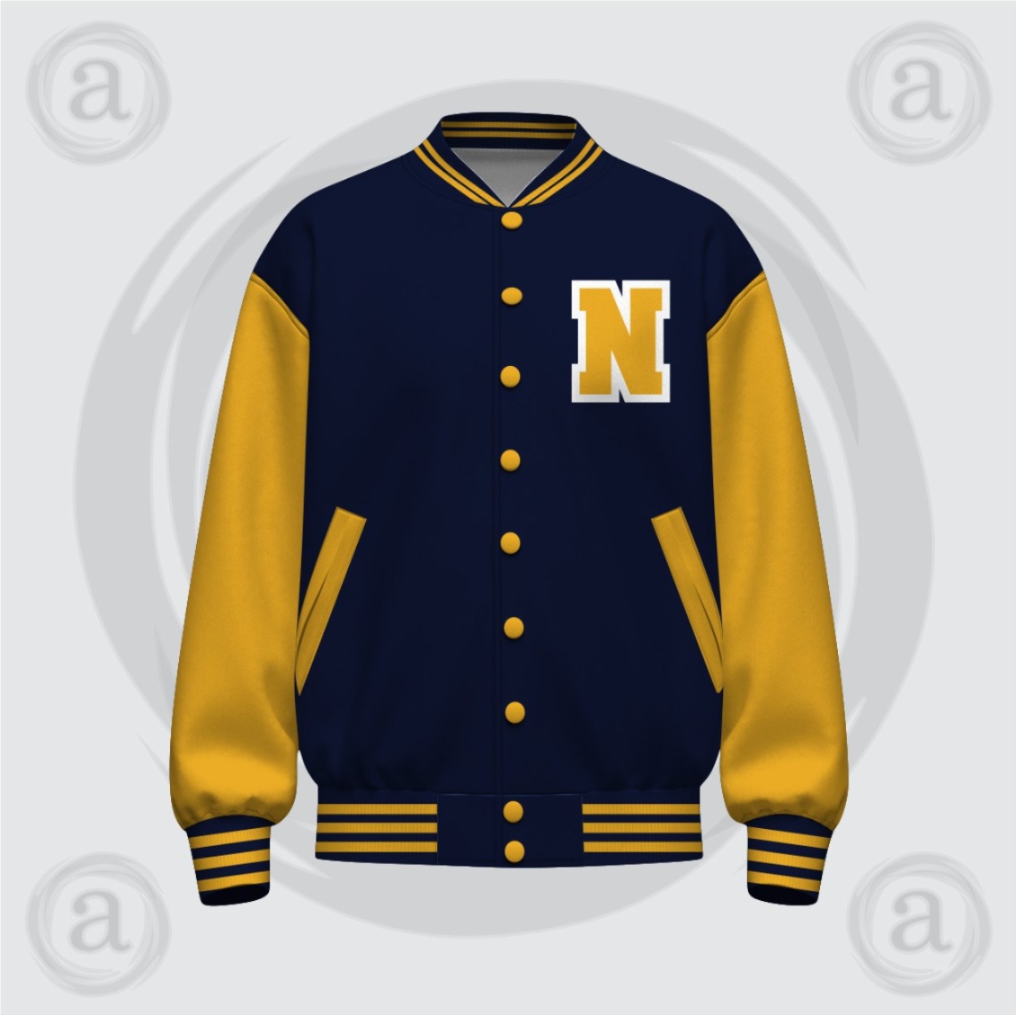  Varsity college Embroidered jackets blank custom logo plan letterman, baseball jacket for men women - view 8