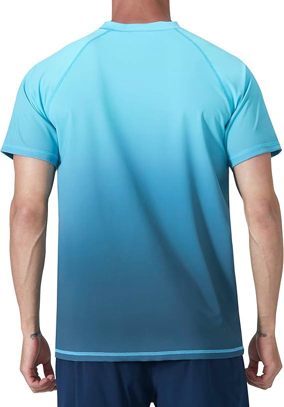 Men's Rash Guard Swim Shirts Summer UPF 50+ UV Sun Protection Quick Dry Beach Fishing Water Shirts  - view 2