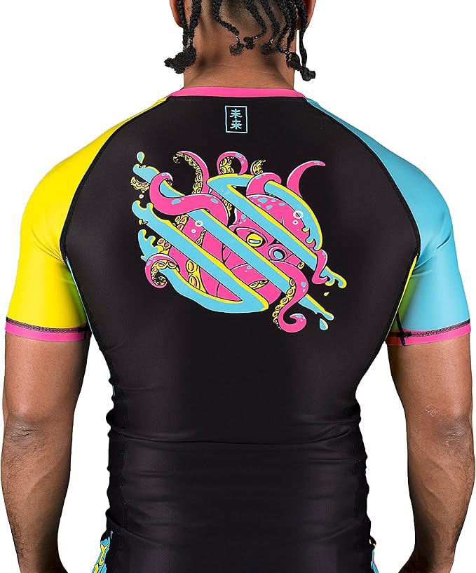 Ronin Short Sleeve Jiu Jitsu MMA Training BJJ Rash Guard - view 4